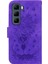 Infinix Hot 50 4g Mor Için Rose Deri Kılıf (Yurt Dışından) 4