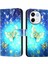 Tecno Spark 30 5g / Pova 6 Neo 5g Altın Kelebek Için 3D Boyama Pu Kılıf (Yurt Dışından) 3