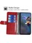 Infinix Note 40 5g Kırmızı Için Geometrik Dikiş Kılıfı (Yurt Dışından) 3