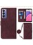 Tecno Camon 18 Şarap Kırmızısı Için Crossbody Deri Kılıf (Yurt Dışından) 2