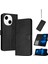 Tecno Spark Go 1 Siyah Için Buzağı Dokulu Deri Kılıf (Yurt Dışından) 1