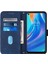 Tecno Spark 7 Pro Mavi Için Crossbody Deri Kılıf (Yurt Dışından) 3