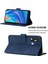 Tecno Spark 7 Pro Mavi Için Crossbody Deri Kılıf (Yurt Dışından) 4