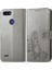 Tecno Pop 2f Gri Için Dört Yapraklı Kılıf (Yurt Dışından) 2