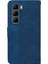 Infinix Hot 50 5g Mavi Için Kabartmalı Pu Kılıf (Yurt Dışından) 4