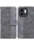 Infinix Hot 50I / Smart 9 Gri Için Kabartmalı Pu Kılıf (Yurt Dışından) 1