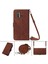Tecno Camon 17 Kahverengi Için Crossbody Deri Kılıf (Yurt Dışından) 2