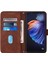 Tecno Camon 17 Kahverengi Için Crossbody Deri Kılıf (Yurt Dışından) 3