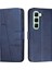 Infinix Hot 50 5g Mavi Için Deri Telefon Kılıfı (Yurt Dışından) 1