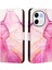 Tecno Spark 30 5g / Pova 6 Neo 5g Pembe Mor Altın Için Mermer Pu Telefon Kılıfı (Yurt Dışından) 4
