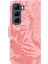 Infinix Hot 50 4g Pembe Için Tiger Kabartmalı Deri Kılıf (Yurt Dışından) 4