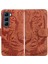 Infinix Hot 50 5g Kahverengi Için Tiger Kabartmalı Deri Kılıf (Yurt Dışından) 1