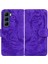 Infinix Hot 50 5g Mor Için Tiger Kabartmalı Deri Kılıf (Yurt Dışından) 1