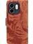 Infinix Hot 50I / Smart 9 Kahverengi Için Kaplan Kabartmalı Deri Kılıf (Yurt Dışından) 4
