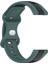 Samsung Galaxy Watch Active 2 40MM Yeşil+Siyah Için Silikon Watch Band (Yurt Dışından) 3