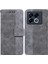 Infinix Note 40 5g Gri Için Kabartmalı Pu Kılıf (Yurt Dışından) 1