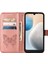 Tecno Pop 6 Rose Gold Için Kabartmalı Pu Kılıf (Yurt Dışından) 4