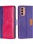 Samsung Galaxy M13 Mor+Gül Kırmızı Pu Kılıf (Yurt Dışından) 1