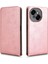 Tecno Spark Go 1 / Pop 9 4g Pembe Altın Için Dikey Döner Kılıf (Yurt Dışından) 3