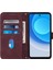 Tecno Camon 19 Pro 5g Şarap Kırmızısı Için Crossbody Deri Kılıf (Yurt Dışından) 3