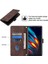 Tecno Pova 2 Kahverengi Için Skin-Fe Kabartmalı Deri Kılıf (Yurt Dışından) 4