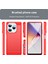 Infinix Note 40X 5g Kırmızı Için Fırçalanmış Dokulu Tpu Kılıf (Yurt Dışından) 3
