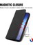 Tecno Camon 19 Siyah Için Retro Skin Fe Manyetik Deri Kılıf (Yurt Dışından) 4