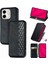 Infinix Smart 9 Siyah Için Kübik Preslenmiş Deri Kılıf (Yurt Dışından) 1