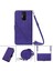 Tecno Phantom x Mor Için Crossbody Deri Kılıf (Yurt Dışından) 2
