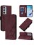 Samsung Galaxy M35 Şarap Kırmızısı Için Crossbody Deri Kılıf (Yurt Dışından) 1