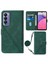 Tecno Camon 18P Koyu Yeşil Için Crossbody Deri Kılıf (Yurt Dışından) 2