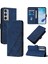 Samsung Galaxy M35 Mavi Için Crossbody Deri Kılıf (Yurt Dışından) 1