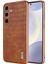 Samsung Galaxy S25 5g Kahverengi Için Azns Timsah Dokulu Kılıf (Yurt Dışından) 1