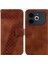 Tecno Pova 6 Neo Brown Için Yedi Şekilli Pu Kılıf (Yurt Dışından) 1