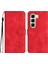 Infinix Hot 50 5g Kırmızı Için Kalp Desenli Pu Kılıf (Yurt Dışından) 1