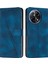 Tecno Camon 30S Mavi Için Dream Üçgen Deri Kılıf (Yurt Dışından) 1
