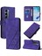 Infinix Hot 50 Pro+ 4g Mor Için Crossbody Deri Kılıf (Yurt Dışından) 1
