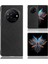 Tecno Phantom V Fold Siyah Için Litchi Texture Telefon Kılıfı (Yurt Dışından) 1