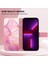 Tecno Spark 7 Pro Pembe Mor Altın LS001 Için Mermer Kılıf (Yurt Dışından) 2