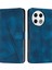 Tecno Spark 30 Pro Mavi Için Dream Üçgen Deri Kılıf (Yurt Dışından) 1