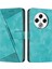 Tecno Spark 30 4g Yeşil Için Dream Üçgen Deri Kılıf (Yurt Dışından) 1