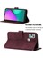 Infinix Hot 10 Play Şarap Kırmızısı Için Crossbody Deri Kılıf (Yurt Dışından) 4