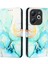 Infinix Smart 8 Yeşil Için Mermer Pu Kılıf (Yurt Dışından) 4