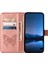 Infinix Smart 8 Rose Gold Için Kabartmalı Pu Kılıf (Yurt Dışından) 3