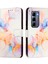 Infinix Hot 50 Pro+ 4g Galaxy Mermer Beyaz Için Mermer Pu Kılıf (Yurt Dışından) 4