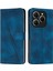 Tecno Spark 20 Pro 5g Mavi Için Dream Üçgen Deri Kılıf (Yurt Dışından) 1