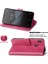 Tecno Pop 3 Macenta Için Dört Yapraklı Yonca Cep Telefonu Kılıfı Kart Yuvası ve Cüzdan (Yurt Dışından) 4