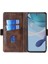 Tecno Camon 20 Pro 4g Açık Kahverengi + Yeşil Için Kontrast Renkli Deri Kılıf (Yurt Dışından) 4