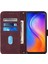 Tecno Spark 5 Air / Spark 6 Air Şarap Kırmızısı Için Crossbody Deri Kılıf (Yurt Dışından) 3