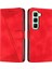 Infinix Hot 50 4g Kırmızı Için Dream Üçgen Deri Kılıf (Yurt Dışından) 1